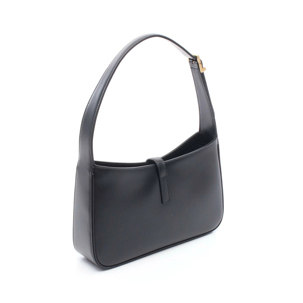Saint Laurent leather Sancassette Paris handbag Le black